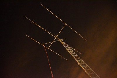 The steerable array at night