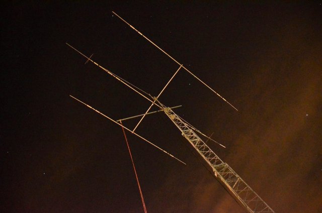 The steerable array at night